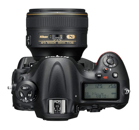Nikon D4s, nuova ammiraglia, con 58mm